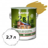 Акватекс 2в1 - текстурное покрытие Сосна  2.7 л  1/4