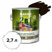 Акватекс 2в1 - текстурное покрытие Венге  2,7 л  1/4